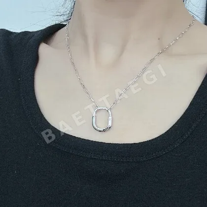 티파니 락 미디엄 패드락 목걸이 70777