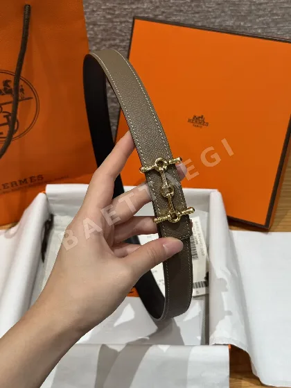 에르메스 팔라듐 버클 스위프트 엡솜 가죽 벨트 175286