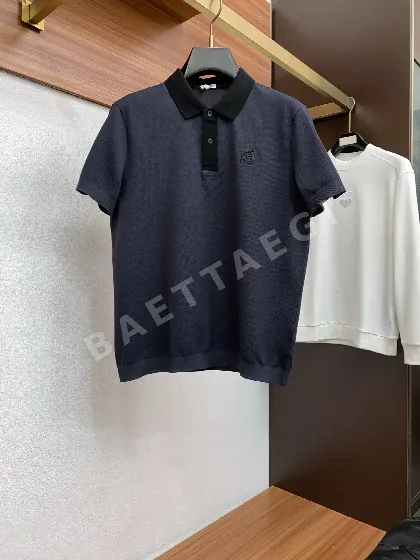 로에베 남성 폴로 반팔 티셔츠 48365