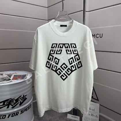 지방시 워시 가공 크루넥 반팔 티셔츠 89943
