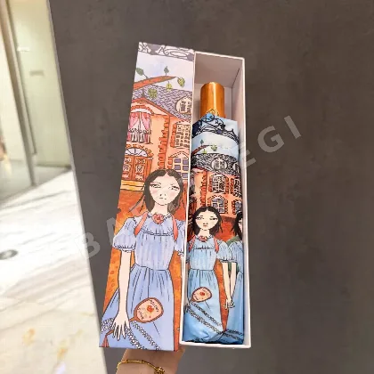 구찌 3단 완전 자동 접이식 우산 85508