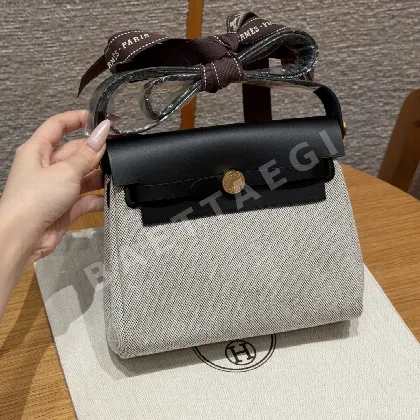 에르메스 하버 미니 캔버스 가방 144620