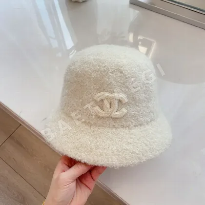 샤넬 울 버킷 햇 모자 82383