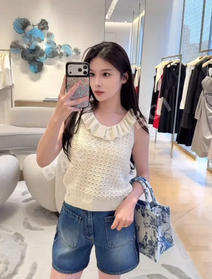 디올 워시 가공 반바지 여성용 135460