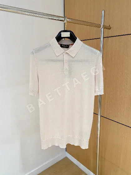 로로피아나 남성 린넨 혼방 반팔 티셔츠 114977