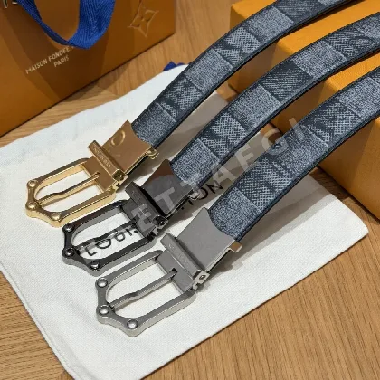 루이비통 다미에 체크 30mm 리버시블 벨트 172754