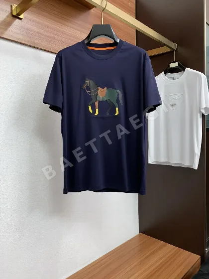 에르메스 남성 반팔 티셔츠 156532