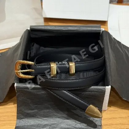 셀린느 개선문 웨스턴 소가죽 벨트 179535