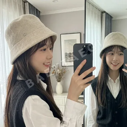 샤넬 버킷 햇 모자 185709
