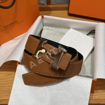 에르메스 리버서블 메탈 버클 남성 벨트 175962