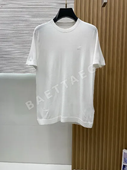 브리오니 남성 라운드넥 반팔 니트 티셔츠 139088