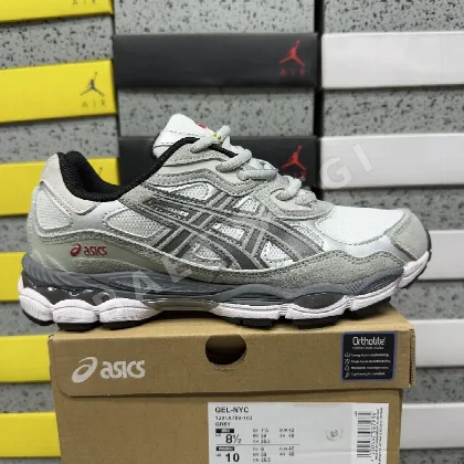 아식스 [WZ] 젤 NYC 1201A789-102 200470 Asics Gel-NYC White Steel Grey