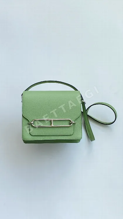 에르메스 아보카도 그린 돼지 코 버튼 소가죽 가방 197889