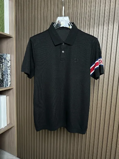 구찌 더블 G 로고 자수 반팔 폴로셔츠 23507