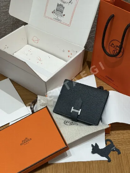 에르메스 야자수 무늬 가죽 지갑 23341