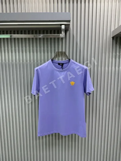 베르사체 메두사 자수 남성 반팔 티셔츠 129900