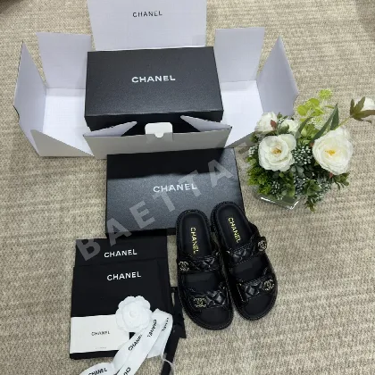 샤넬 24 벨크로 슬리퍼 94121