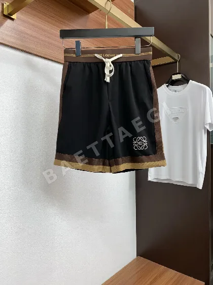로에베 남성 스트레치 코튼 반바지 135486