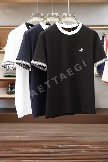로로피아나 양면 남성 반팔 티셔츠 103007