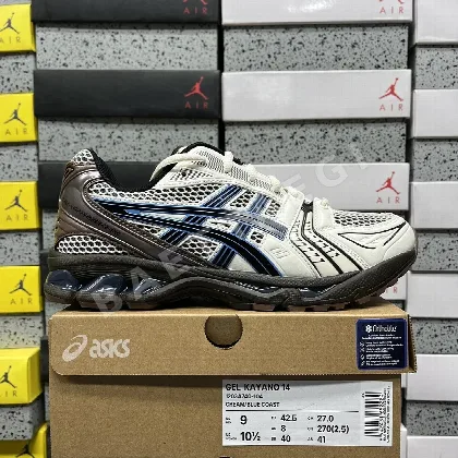 아식스 [ZC] 젤 카야노 14 1203A740-104 200615 Asics Gel-Kayano 14 Cream Blue Coast
