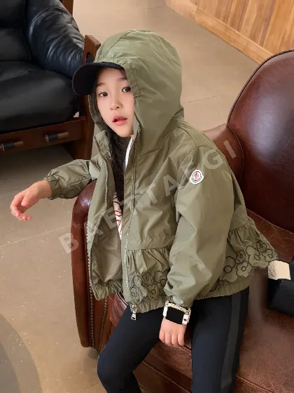 몽클레르 MC 그린 꽃무늬 키즈 자켓 169858