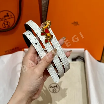 에르메스 그레난 송아지가죽 양면 벨트 175234