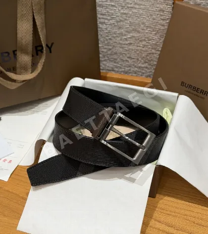 버버리 카프스킨 가죽 리버시블 벨트 180702