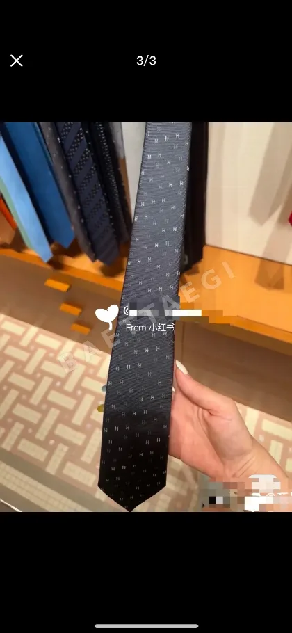 에르메스 실크 트윌 넥타이 112338
