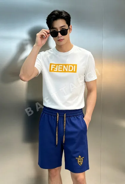 펜디 남성 반팔 티셔츠 143262