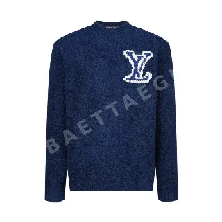 루이비통 LV 로고 블루 테디베어 남성 니트 197780