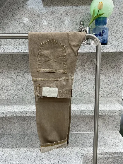 브루넬로쿠치넬리 남성 슬림핏 스트레이트 레그 진 바지 52900