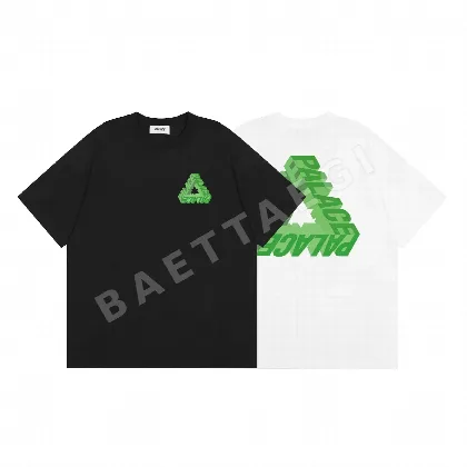 팔라스 3D 그린 문자 반팔 티셔츠 89703