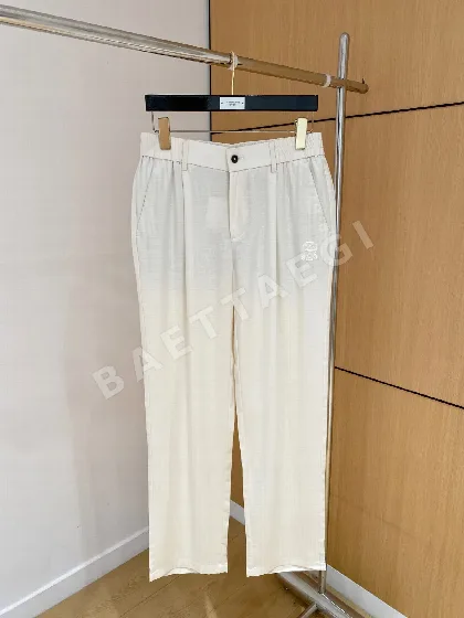 브루넬로쿠치넬리 남성 린넨 혼방 반팔 티셔츠 114472