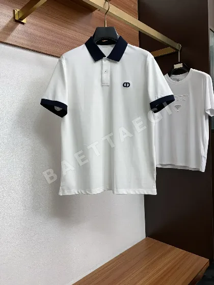 디올 남성 코튼 반팔티셔츠 151349