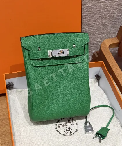 에르메스 토고 가죽 뱀부 백팩 144649
