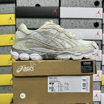 아식스 [WZ] 젤 NYC 1201A789-105 200388 Asics Gel-NYC White Oyster Grey