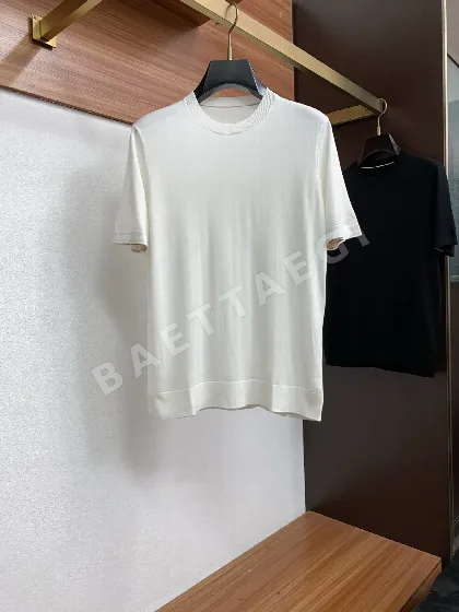 로로피아나 남성 크루넥 반팔 니트 티셔츠 139001