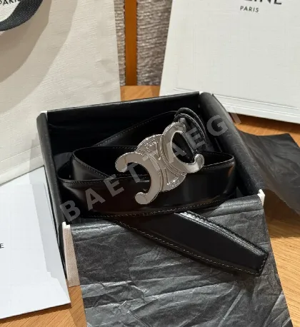 셀린느 개선문 빈티지 카프스킨 소가죽 벨트 178991