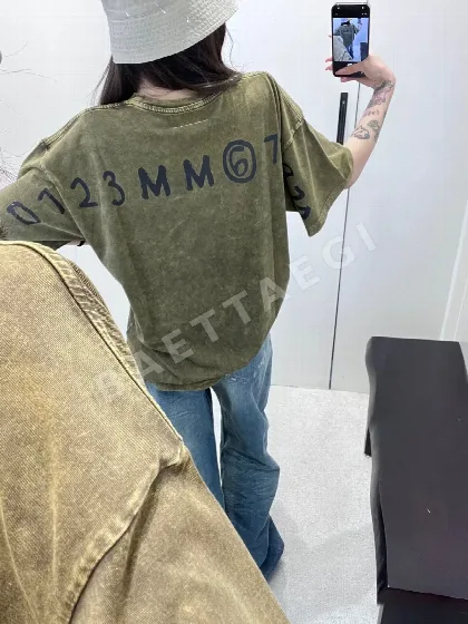 마르지엘라 오버사이즈 여성 반팔 티셔츠 129647