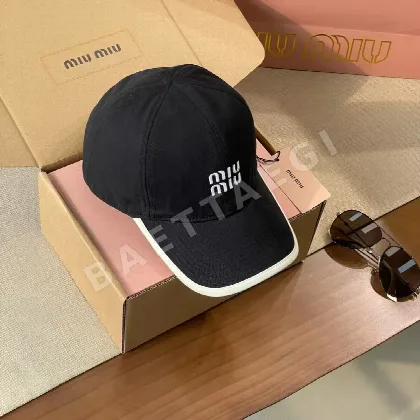 미우미우 자수 야구모자 81430