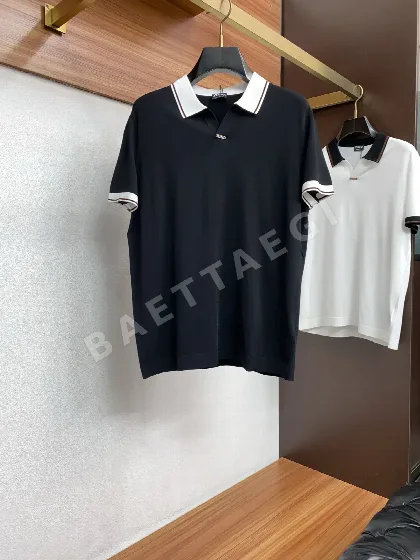 제냐 남성 카라 반팔 니트 티셔츠 49655