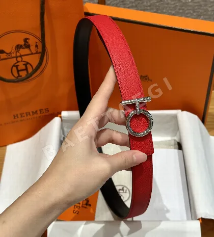 에르메스 셰느당클 Swift 양면 가죽 벨트 175313