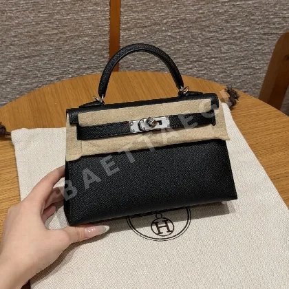 에르메스 켈리 미니 2 블랙 가방 164138