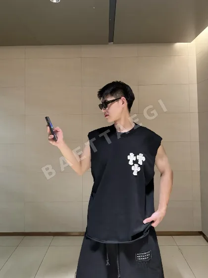 크롬하츠 남성 반팔 티셔츠 129886
