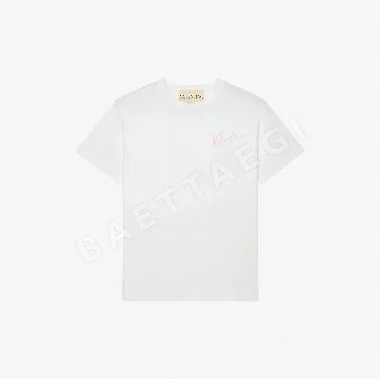발렌티노 그래피티 로고 여성 반팔 티셔츠 87887