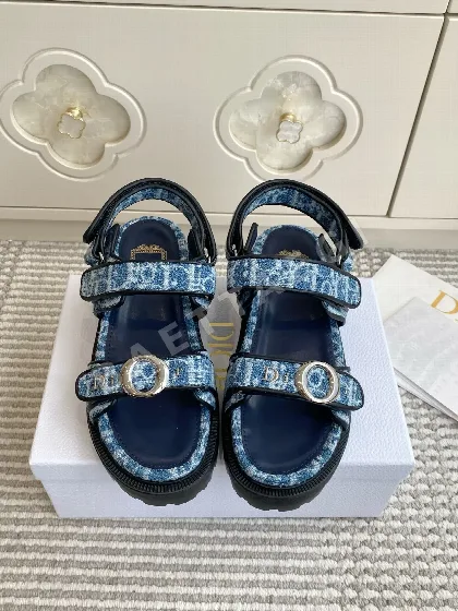 디올 마이 더블 스트랩 플랫폼 샌들 112844
