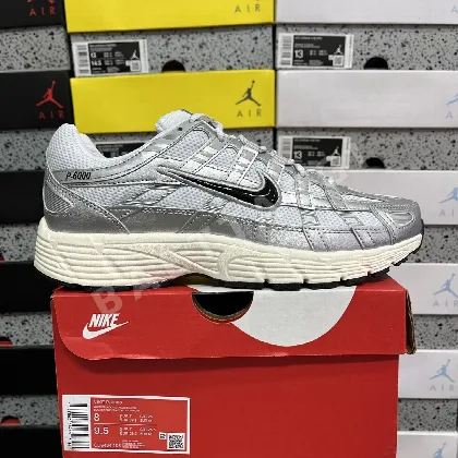 나이키 [CS] P 6000 CD6404-105 201531 Nike P-6000 White Metallic Silver Flat Black