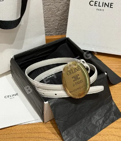 셀린느 메종 13mm 가죽 벨트 177142