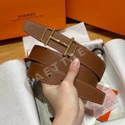 에르메스 리버시블 메탈 버클 남성 벨트 175423