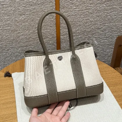 에르메스 가든파티 미니 캔버스 가방 159854
